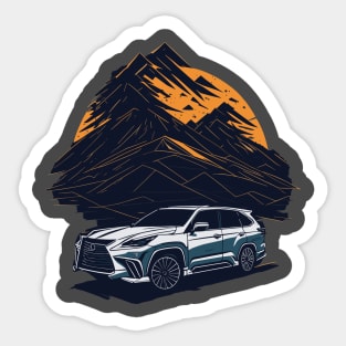 Lexus LX570 4x4 Vintage Car Sticker